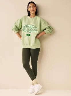 Vert kaki - Leggings pleine longueur