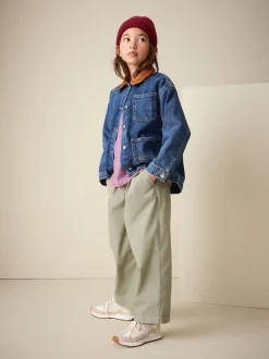 Vert kaki - Pantalon Barrel Pullon (3-16ans)