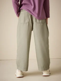 Vert kaki - Pantalon Barrel Pullon (3-16ans)