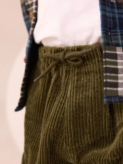 Vert kaki - Pantalon cargo en velours côtelé (3mths-7yrs)