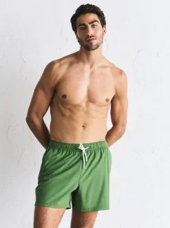 Vert kaki - Short de bain Motion-Flex 5 pouces