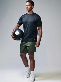 Vert kaki - Short d’entraînement Active Cargo Gym