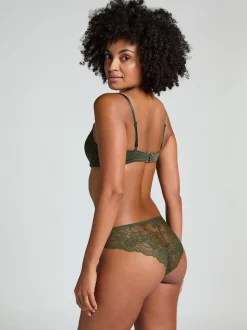 Vert kaki - Soutien-gorge Hunkemöller rembourré à armatures plongeantes