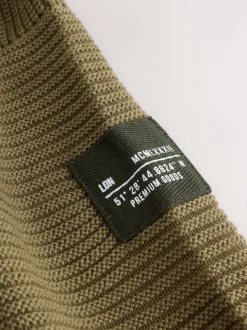 Vert kaki - Sweat-shirt à capuche en maille utilitaire (3-16ans)