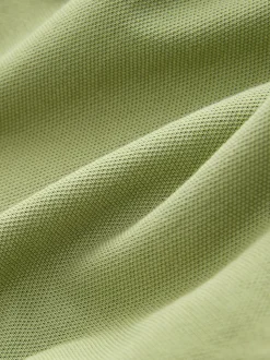 Vert mousse - Ajustement régulier - Polo Manches courtes Pique