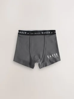 Vert multicolore - Lot de 5 boxers Baker by Ted Baker garçon