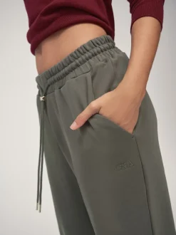 Vert olive - Jogging OSIA à poignets