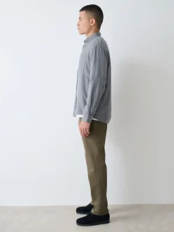Vert olive - Slim Fit (Slim Fit) - Pantalon chino stretch