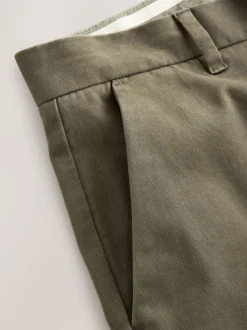 Vert olive - Slim Fit (Slim Fit) - Pantalon chino stretch