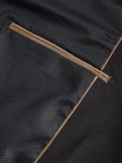 Vert olive motif paisley - Ajustement régulier - Blazer en velours à motifs