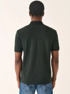 Vert olive riche - Slim Fit (Slim Fit) - Polo Manches courtes Pique