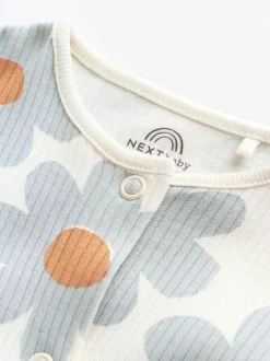 Vert sauge imprimé floral - Combinaisons de sommeil pour bébé 5 Pack (0mois-2ans)