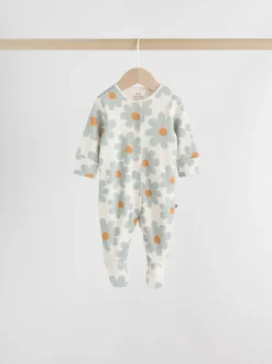Vert sauge imprimé floral - Combinaisons de sommeil pour bébé 5 Pack (0mois-2ans)