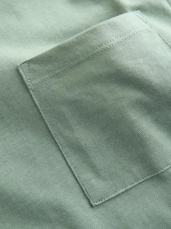 Vert sauge/gris ardoise - Lot de 2 pyjamas courts en jersey