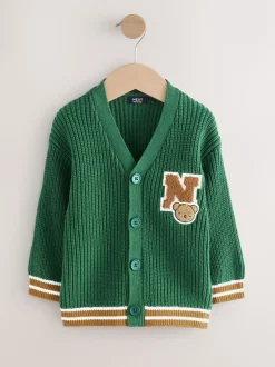 Vert universitaire - Character Cardigan (3mths-7yrs)