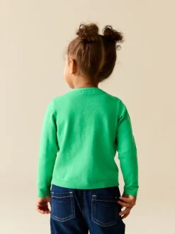 Vert vif - Cardigan (3 à 10 ans)
