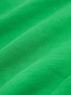 Vert vif - Sweat-shirt épais décontracté à col rond