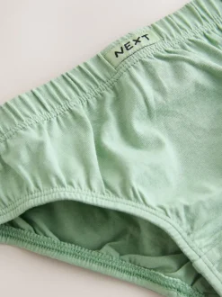 Vert/Bleu - Slip en coton 100% 7 Paquet (1.5-16ans)