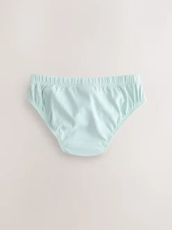 Vert/Bleu - Slip en coton 100% 7 Paquet (1.5-16ans)