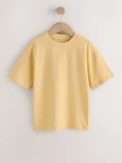 Vert/bleu/jaune/violet - Lot de 4 t-shirts à manches courtes (3-16 ans)
