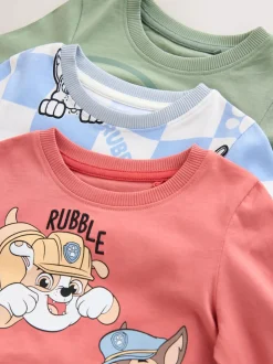 Vert/bleu/rouge Paw Patrol - Lot de 3 pyjamas Snuggle sous licence (9mois -9ans)