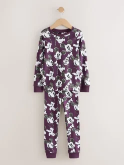 Vert/écru Mickey Mouse - Lot de 3 pyjamas Snuggle sous licence (9mois -10ans)