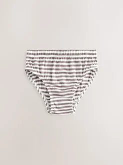 Vert/Écru Rayure - Paquet de slips 5 (1.5-16ans)