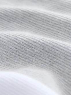 Vert/Gris - 100% Coton Manches courtes Polo bloc boutonné