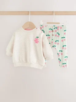 Vert/Gris - Ensemble 2 Pieces pour Sweat-shirt et Leggings BÉBÉ (0mois-2ans)