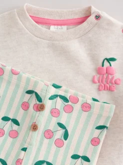 Vert/Gris - Ensemble 2 Pieces pour Sweat-shirt et Leggings BÉBÉ (0mois-2ans)