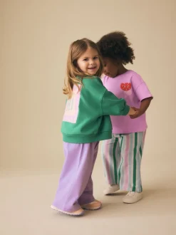 vert/rose - Ensemble haut et pantalon Lot 2 (3mois à7ans)