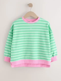vert/rose - Sweat-shirt (3-16yrs)