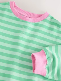 vert/rose - Sweat-shirt (3-16yrs)