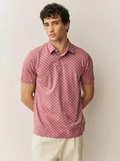 Vert/violet/bleu géométrique - Ajustement régulier - Polo en jersey Manches courtes 5 Pack