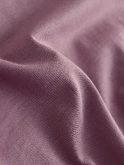 Vert/violet/bleu/écru/rose - T-shirt à manches longues en coton 100% 5 Pack