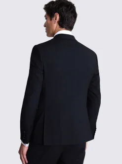 Veste de costume ajustée slim à revers crantés MOSS