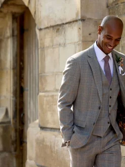 Veste de costume habillé à carreaux Skopes Haley