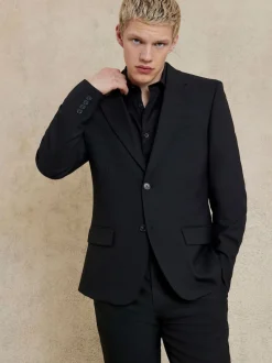 Veste de costume slim River Island unie