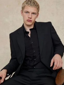 Veste de costume slim River Island unie