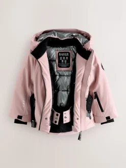 Veste de ski Baker by Ted Baker imperméable rose à ceinture