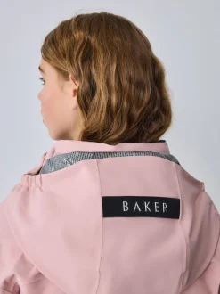Veste de ski Baker by Ted Baker imperméable rose à ceinture