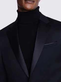 Veste de smoking Coupe ajustée à revers crantés