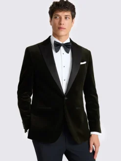 Veste MOSS Coupe classique en velours