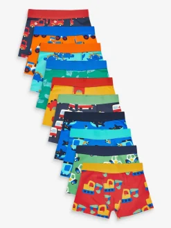 Véhicules multiples - Lot de 10 boxers (1.5-16ans)