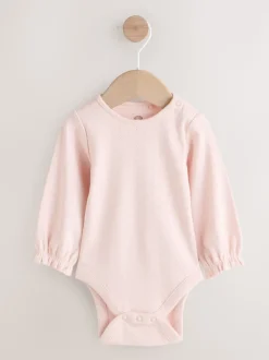 Vichy rose / chocolat - Body à manches longues et salopettes bébé Ensemble 2 pièces (0mois-2ans)