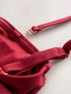 Vin de baies - Maillot de bain bandeau à volants avec contrôle du ventre