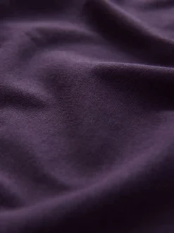 Violet - Ajustement régulier - T-shirt Essential Col rond en coton