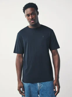 Violet / Bleu bleu marine / Orange / Vert - Ajustement régulier - T-shirt 4 Pack