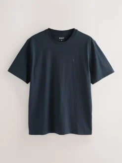 Violet / Bleu bleu marine / Orange / Vert - Ajustement régulier - T-shirt 4 Pack