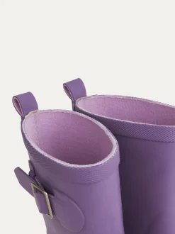 Violet - Bottes de bien-être doublées KIDLY By MORI en coton